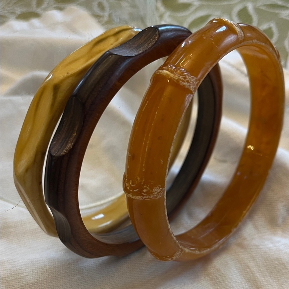 Set of Three Vintage Style Bangles